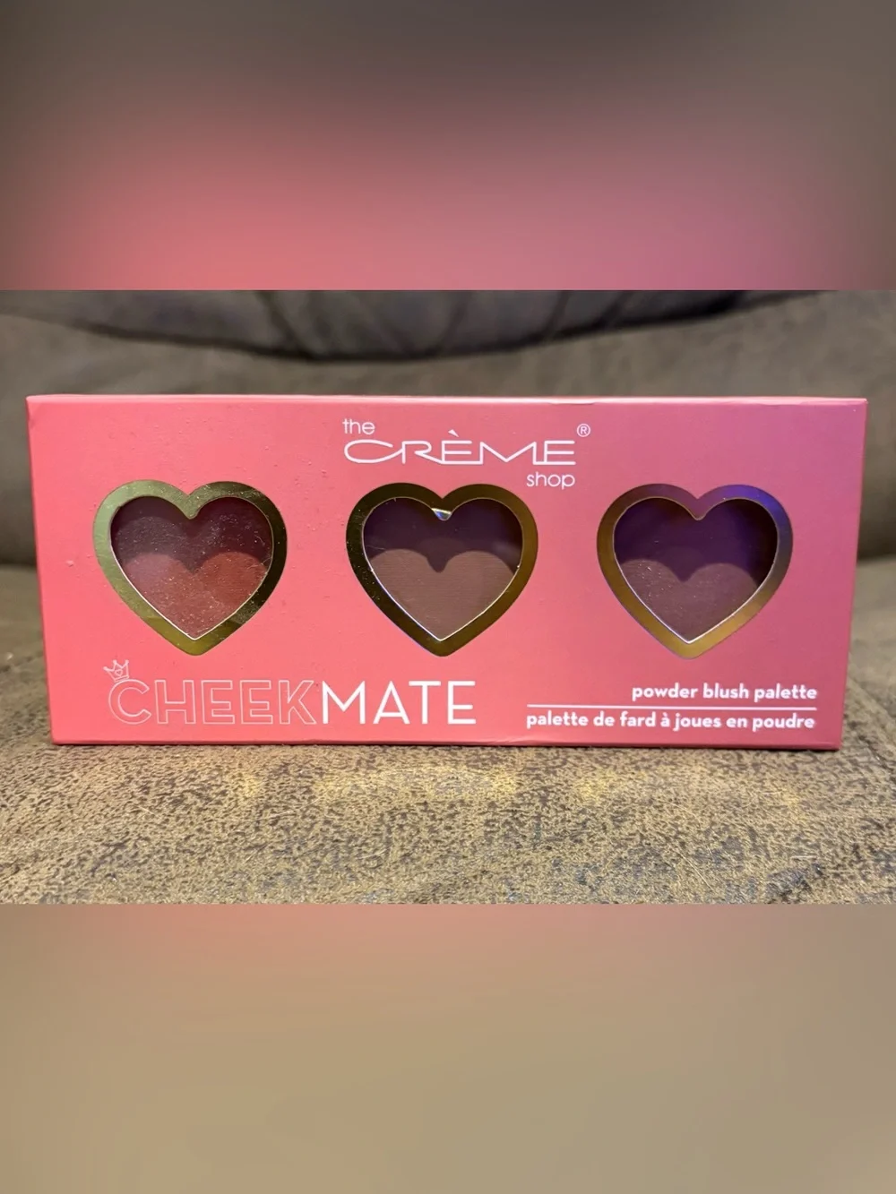 The Creme Shop Check Mate Powder Blush Palette - NEW
